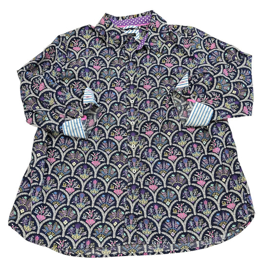 Top Ls By Talbots In Purple, Size:1X
