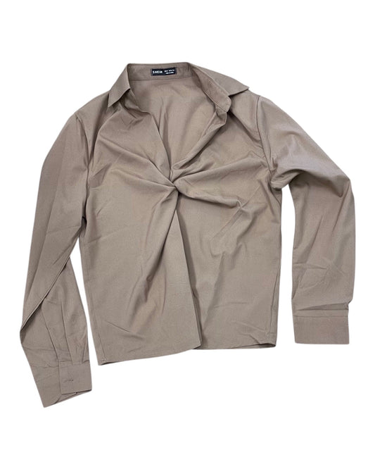 Top Ls By Shein In Brown, Size:M