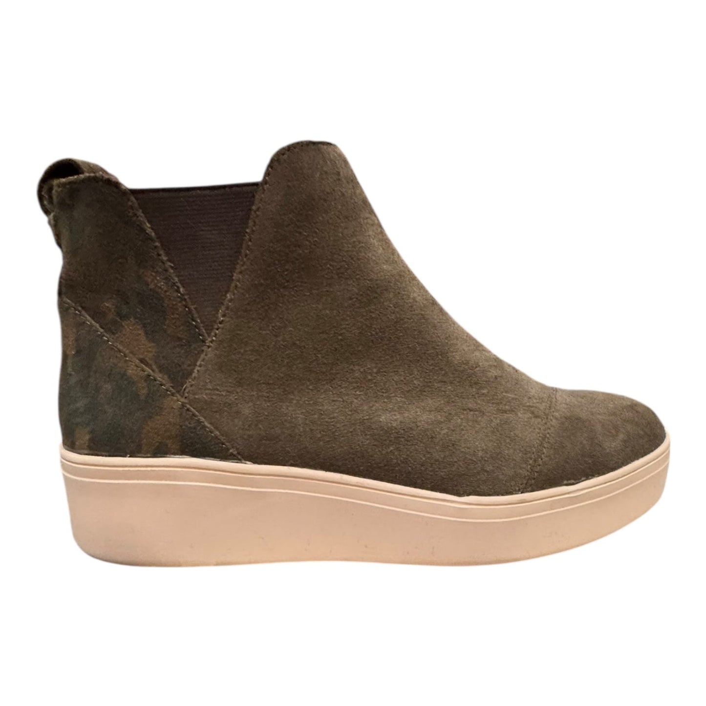 Shoes Flats By Toms In Green, Size:9.5