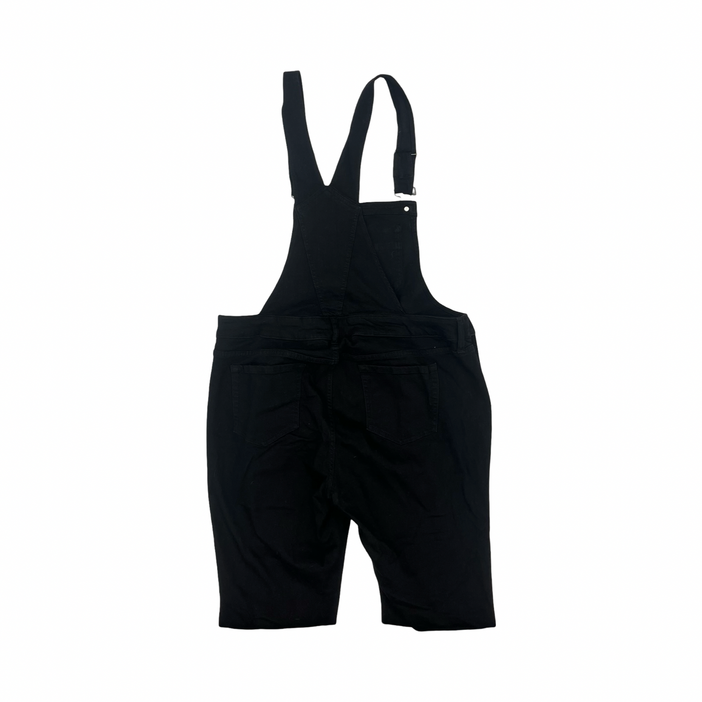 Overalls By Torrid In Black Denim, Size:14