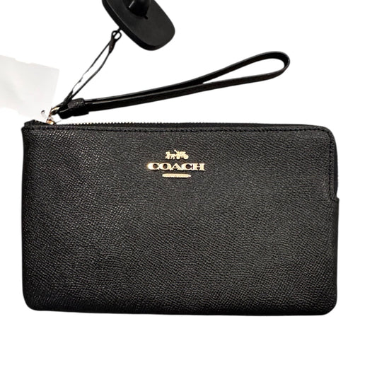 Wristlet Designer By Coach In Black, Size:Medium