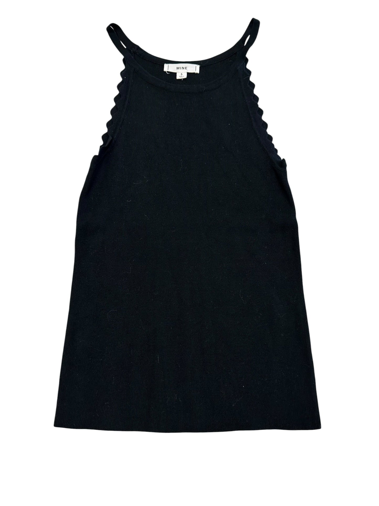 Top Sleeveless By Mine In Black, Size:S