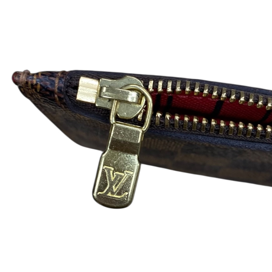 Wristlet Luxury Designer By Louis Vuitton In Brown, Size:Medium