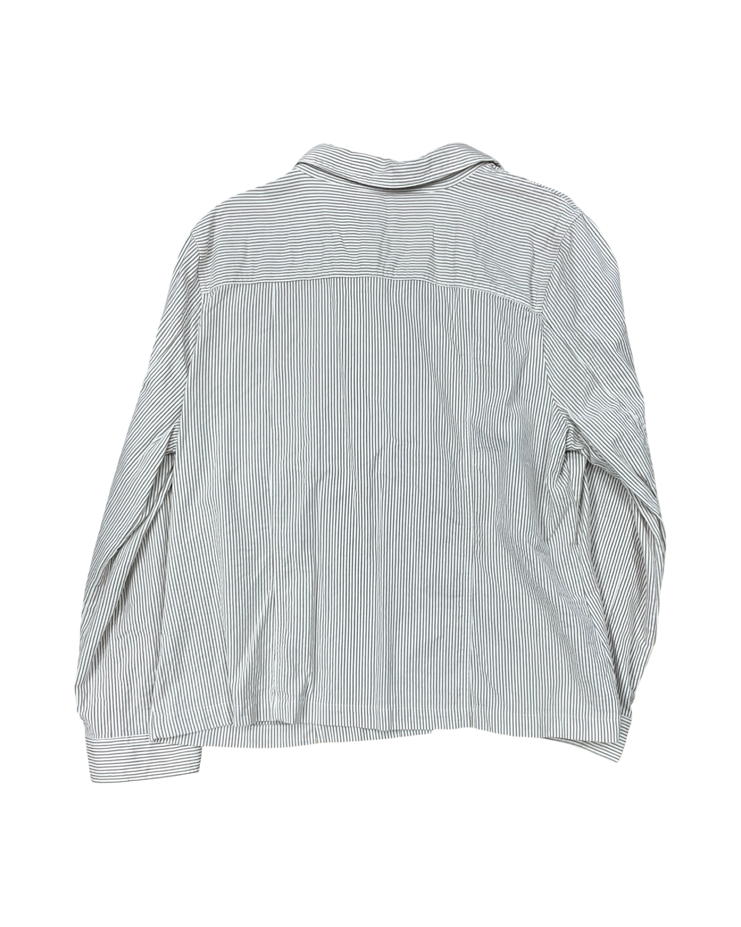 Blouse Ls By Christopher And Banks In Cream & Tan, Size:Xl