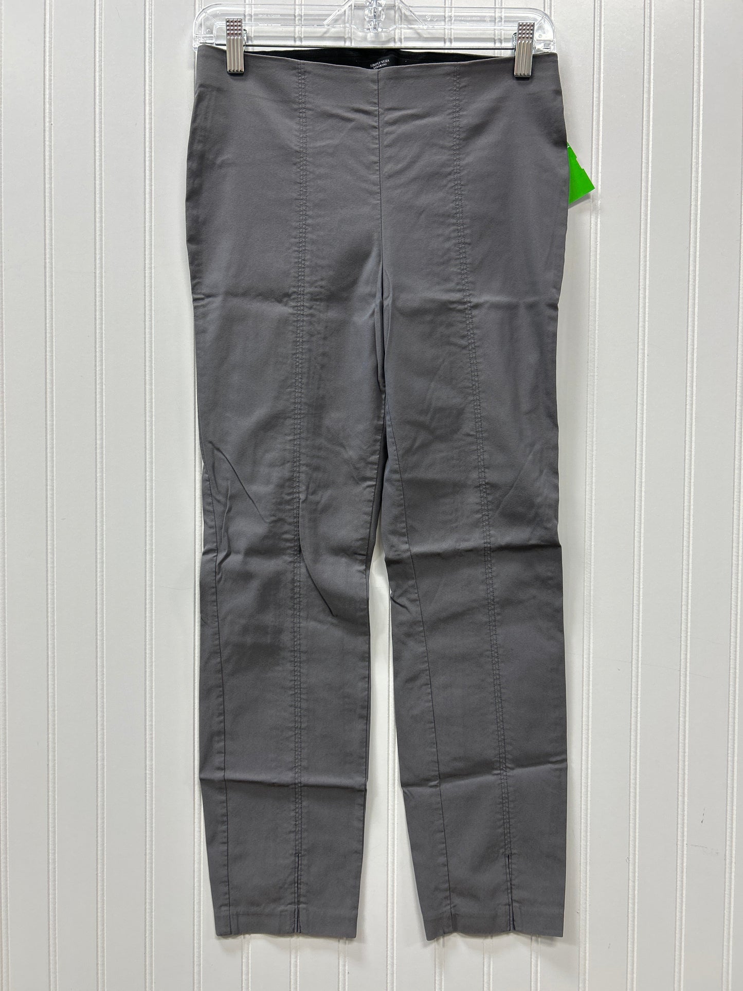 Pants Dress By Simply Vera In Grey, Size:S