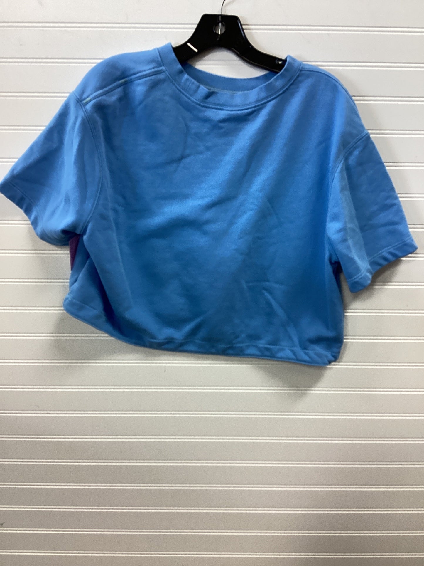 Athletic Top Ss By Nike In Blue, Size:M