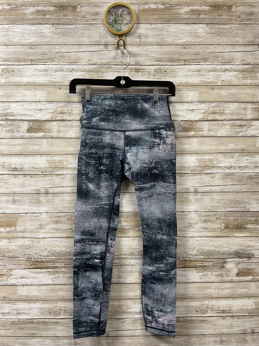 Athletic Leggings By Lululemon In Grey, Size:4