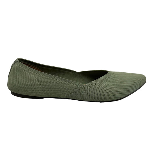 GREEN KELLY AND KATIE SHOES FLATS, Size 10
