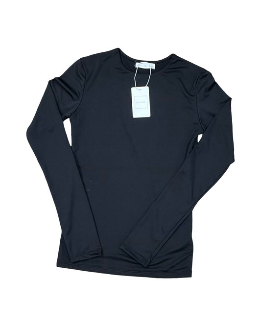 Top Ls By Active Usa In Black, Size:S