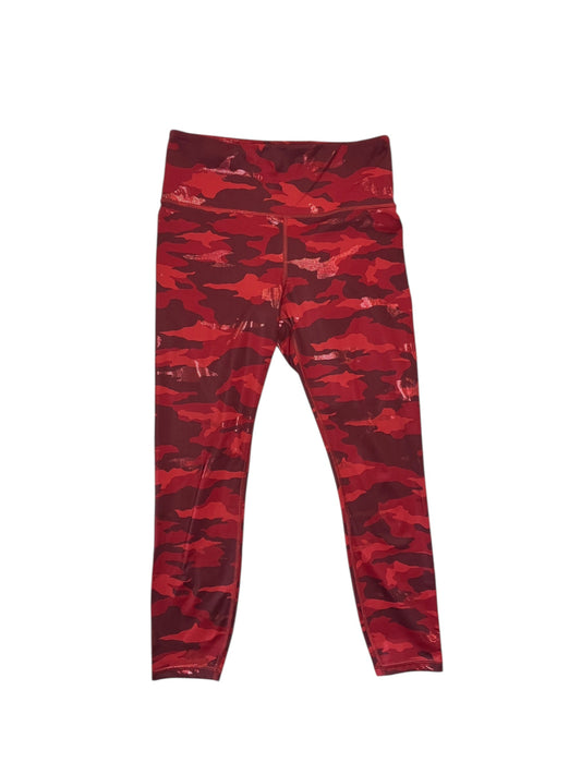 Athletic Leggings By Athleta In Red, Size:S