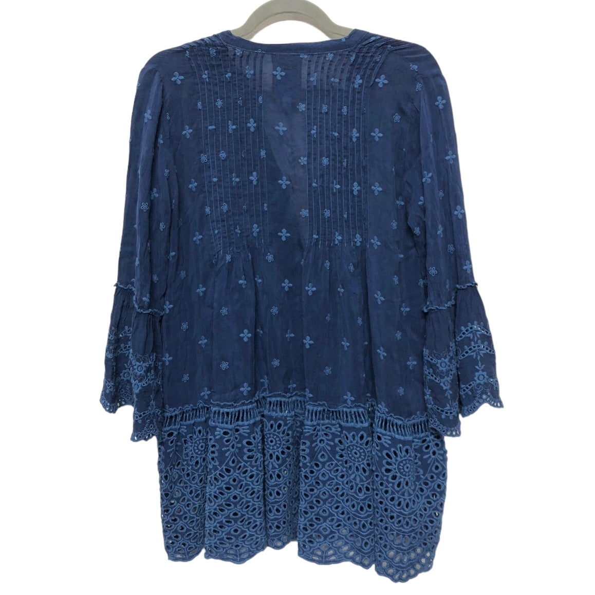 BLUE TUNIC LS by JOHNNY WAS Size:XS