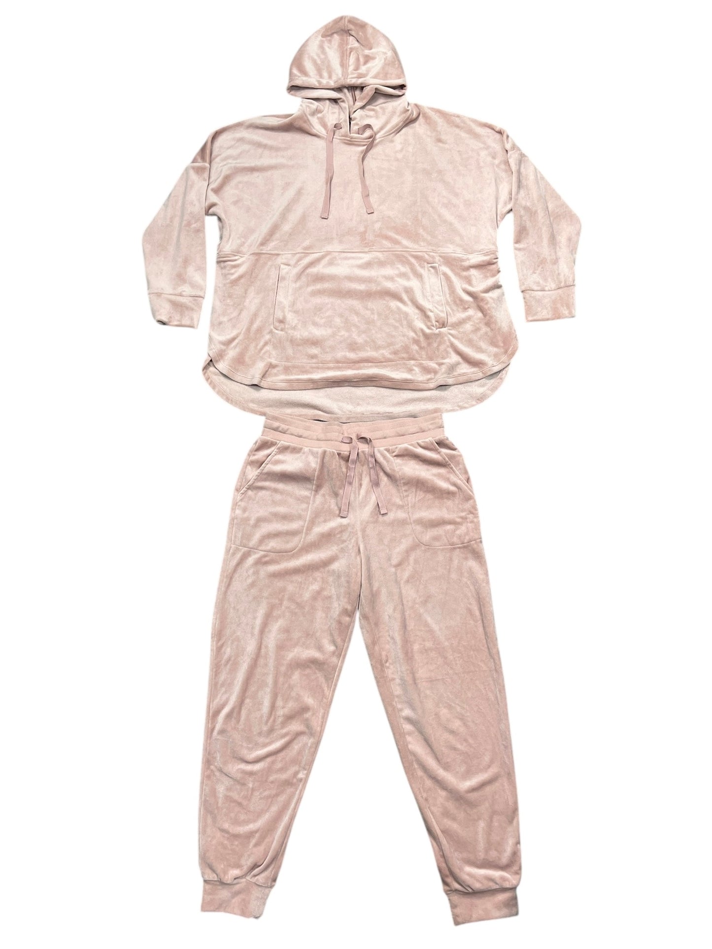 Pants Set 2Pc By Donna Karan In Pink, Size:M