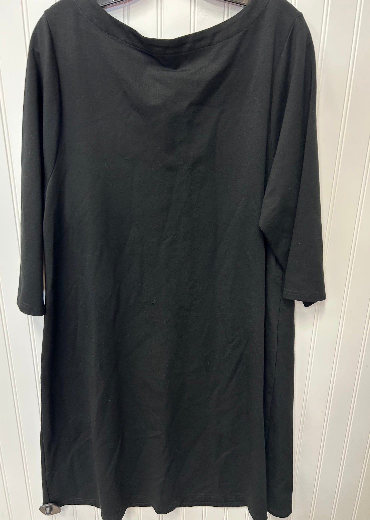 Dress Work By Cj Banks In Black, Size:1X