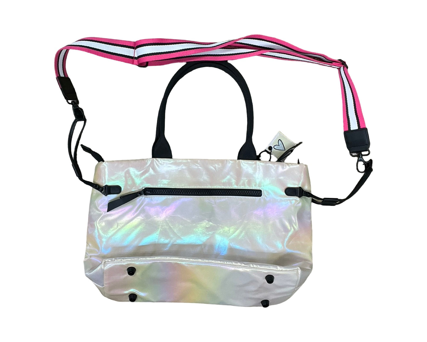 Tote By Clothes Mentor In White, Size:Medium