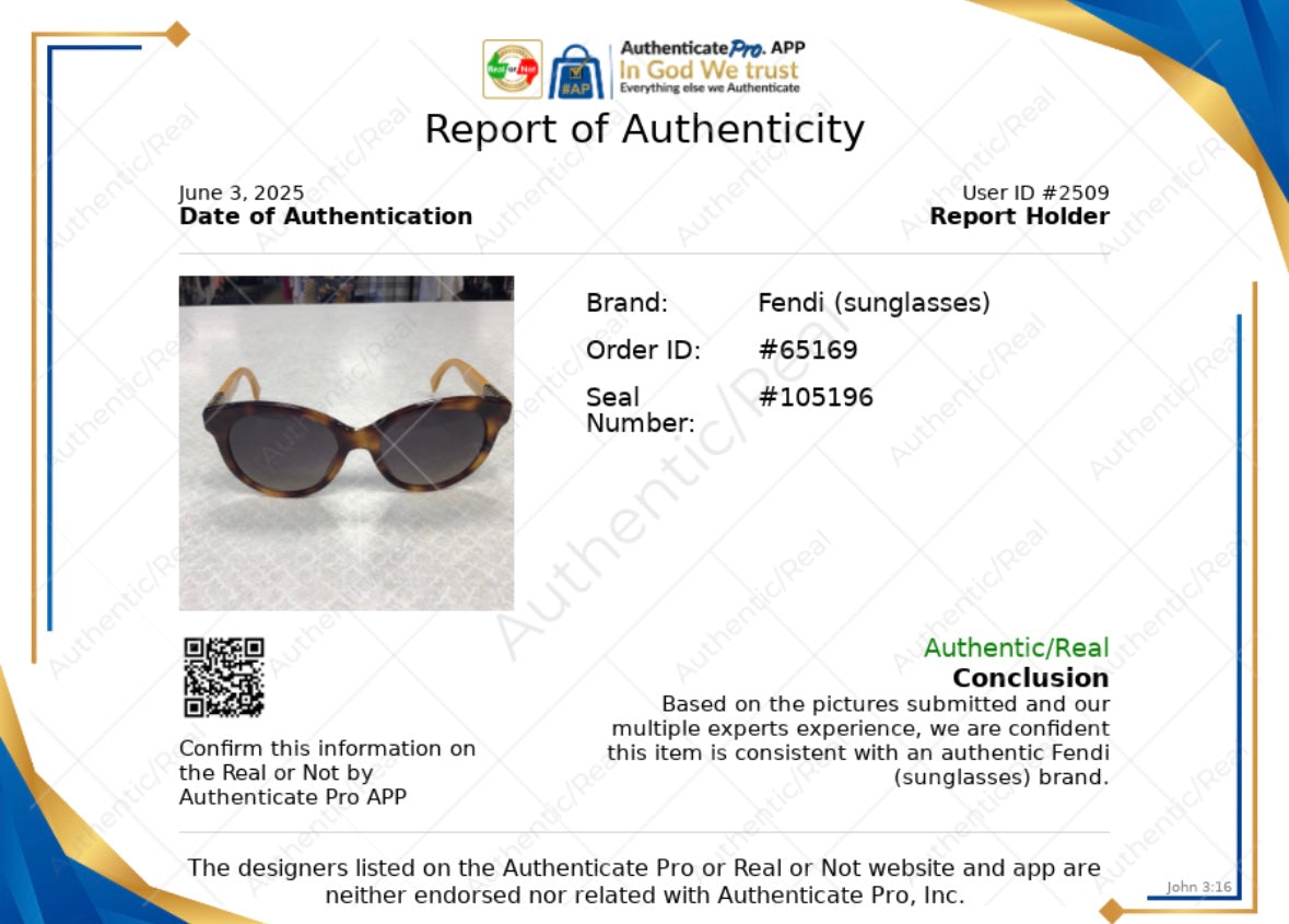 FF 0013/S Cat Eye Sunglasses Luxury Designer By Fendi In Havana