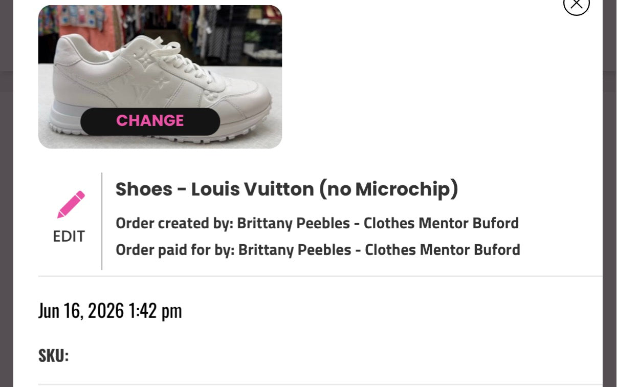Shoes Luxury Designer By Louis Vuitton In White, Size: 8.5