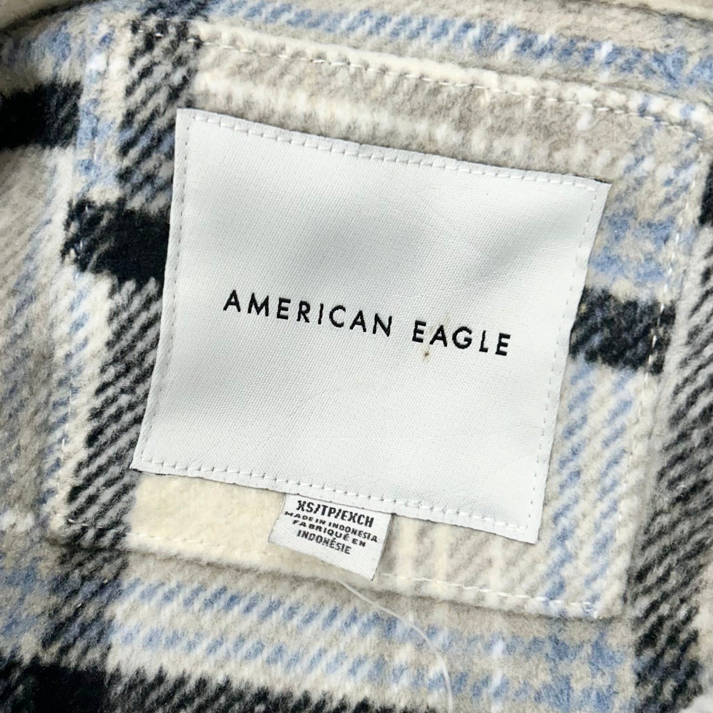 Jacket Other By American Eagle In Plaid Pattern, Size: Xs