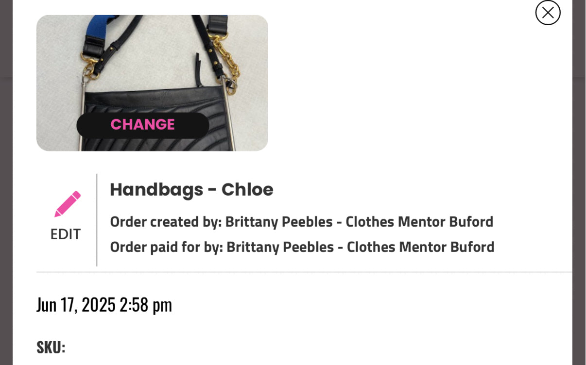 Crossbody Luxury Designer By Chloe, Size: Medium