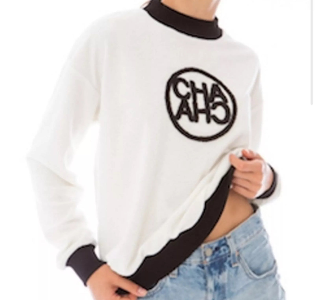 Sweatshirt Crewneck By ELLANDEMM CHA CHA Size: S/M