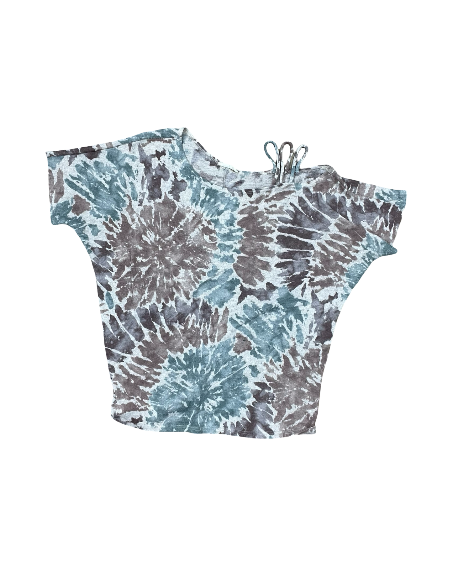 Top Ss By Clothes Mentor In Blue & Brown, Size:M