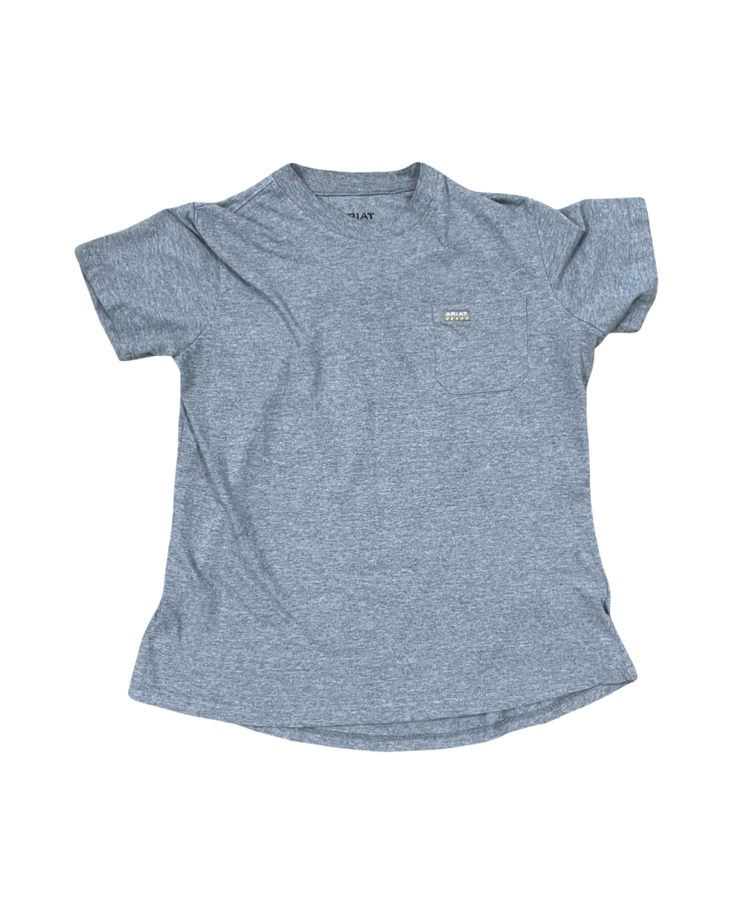 Top Ss By Ariat In Grey, Size:L