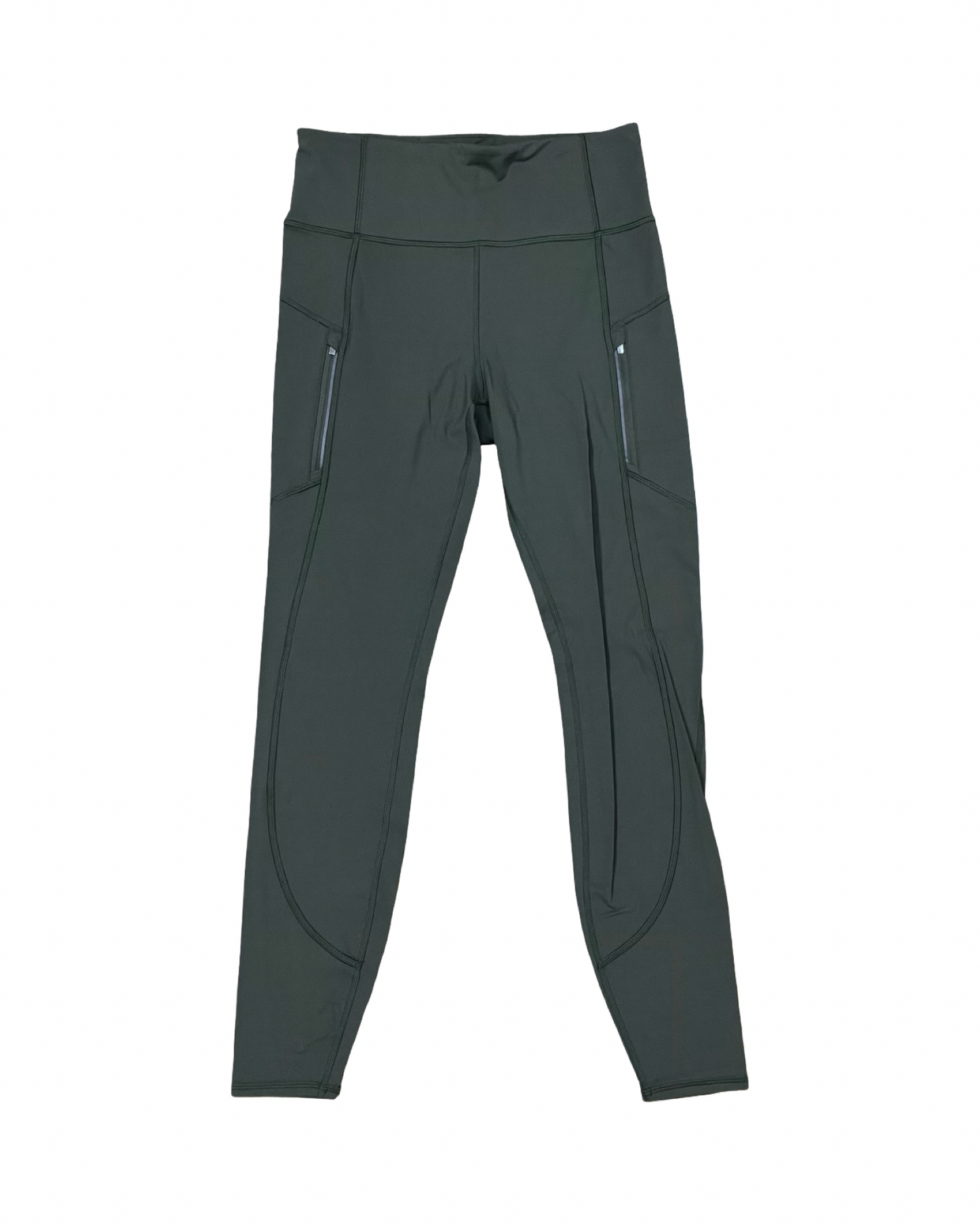 Athletic Leggings By Athleta In Green, Size:M