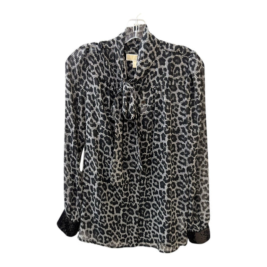 Top Ls Designer By Michael Kors In Black & White, Size:S