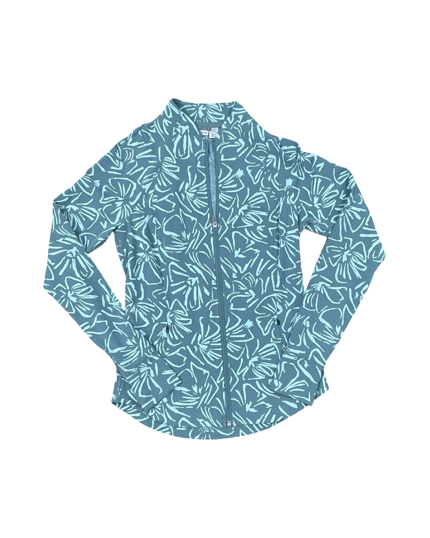 Athletic Jacket By Athleta In Green, Size:M