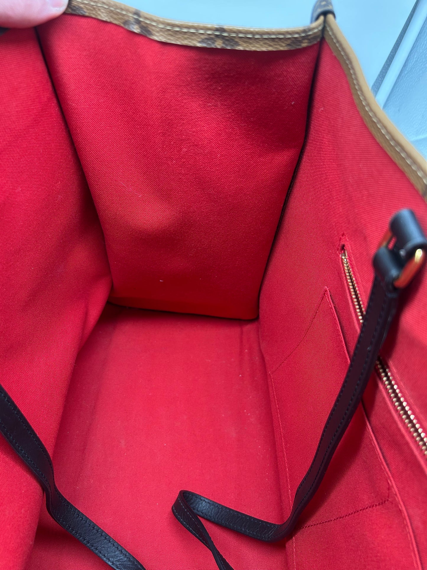 Tote Luxury Designer By Louis Vuitton, Size: Medium