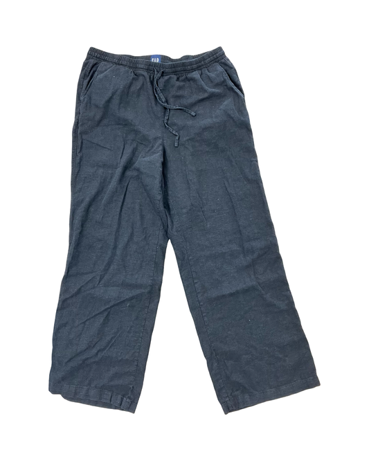 Pants Linen By Gap In Black, Size:12