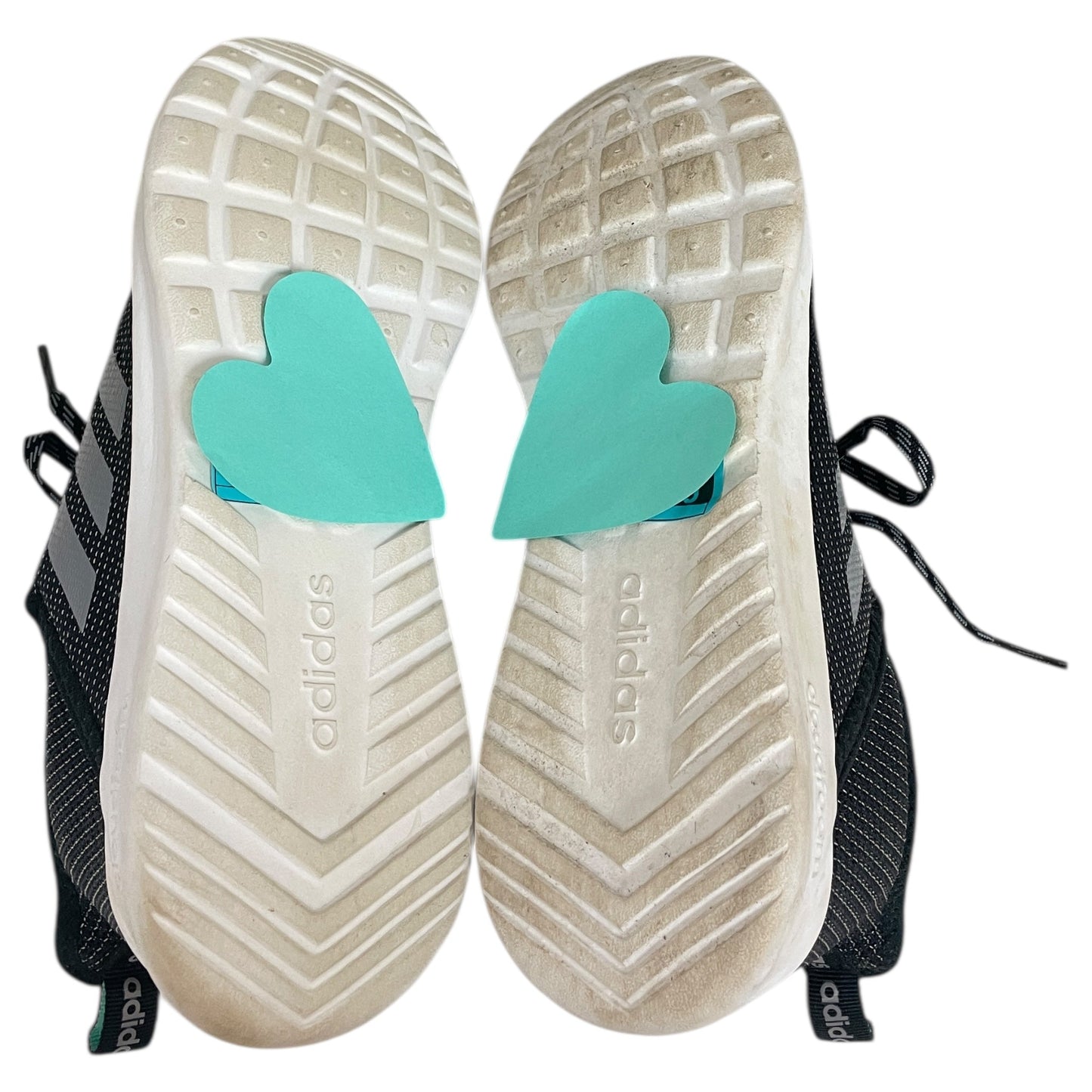 Shoes Athletic By Adidas In Black & Green, Size:9