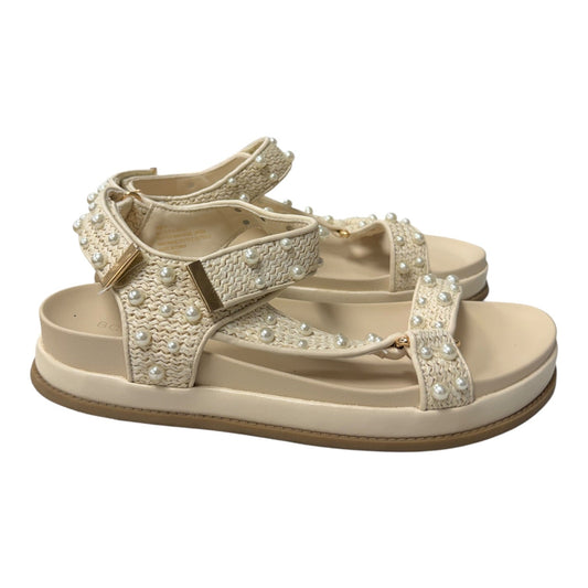 Sandals Flats By Bcbgeneration In Beige, Size:10