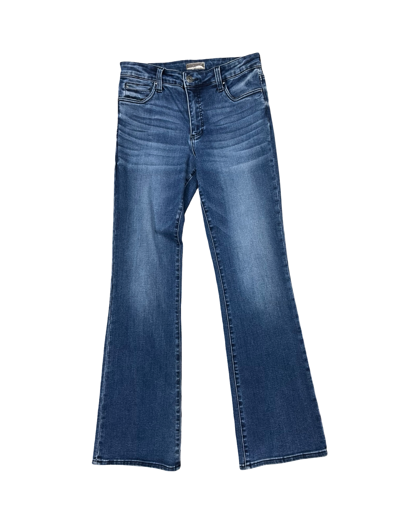 Jeans Boot Cut By Kut In Blue Denim, Size:10