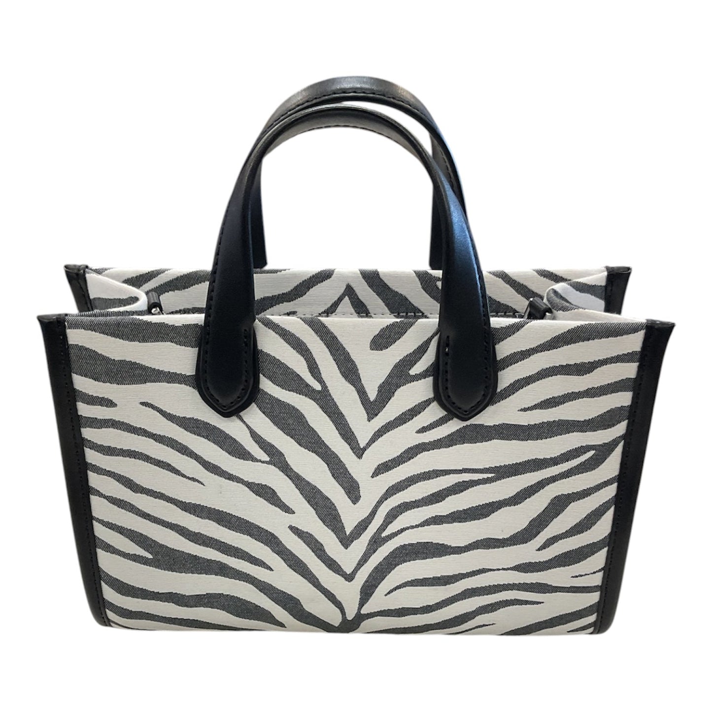 Handbag Designer By Michael Kors In Zebra Print, Size:Small