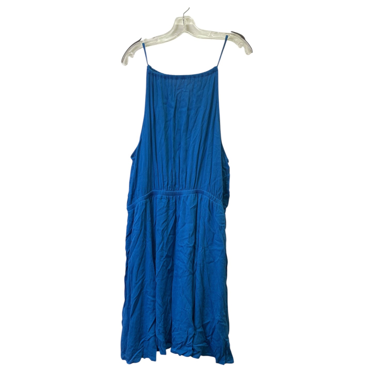 Dress Casual Short By Forever 21 In Blue, Size:2X