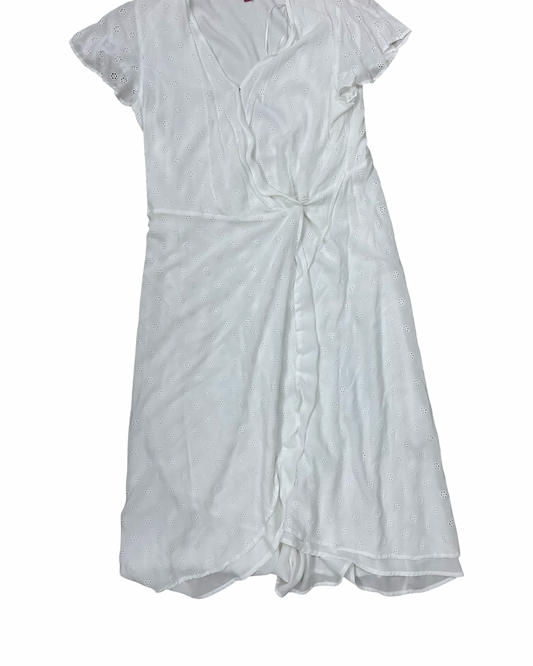 Dress Casual Midi By Vince Camuto In White, Size:L