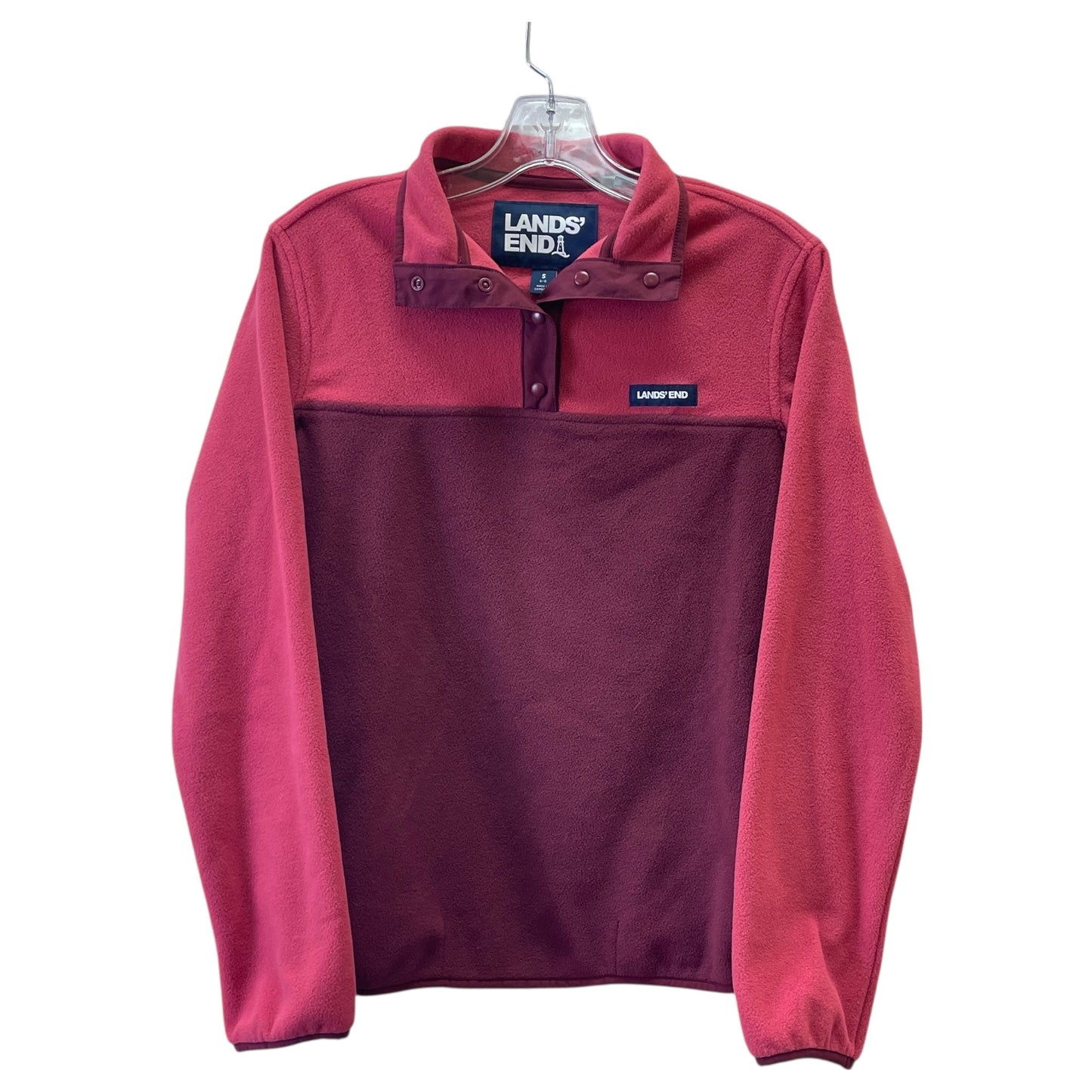 Athletic Fleece By Lands End In Red, Size:S