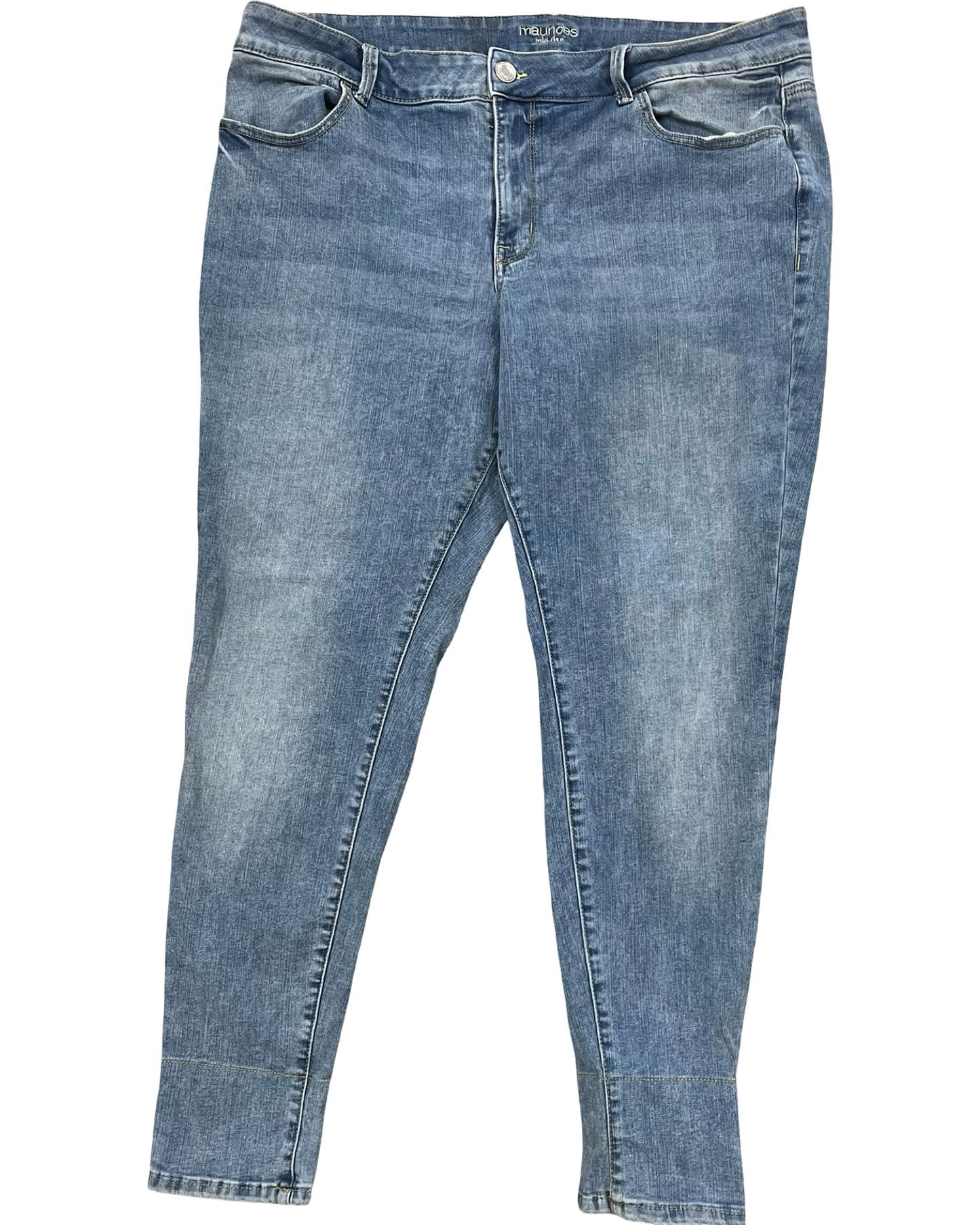 Jeans Skinny By Maurices In Blue Denim, Size:24