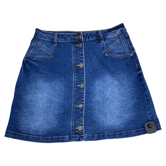 Skirt Designer By Frye In Blue, Size:12