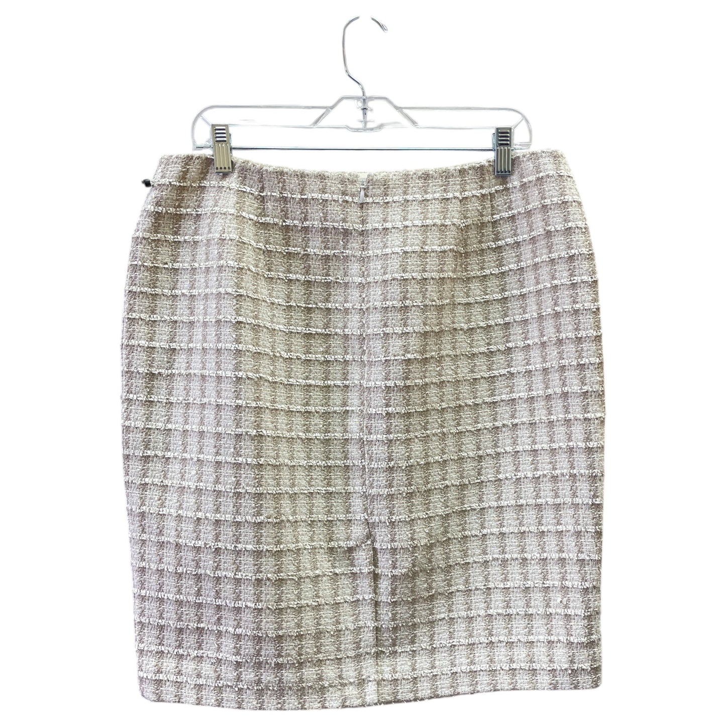 Skirt Mini & Short By Calvin Klein In Tan & White, Size:14P