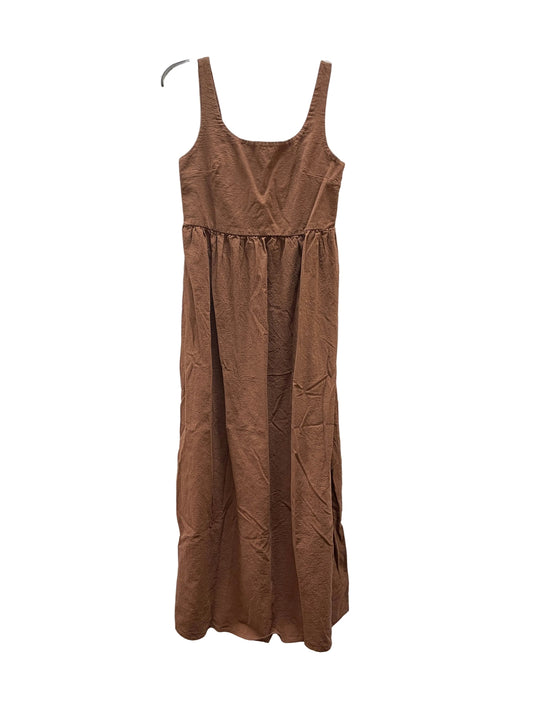 Dress Casual Maxi By Shein In Brown, Size:Xs