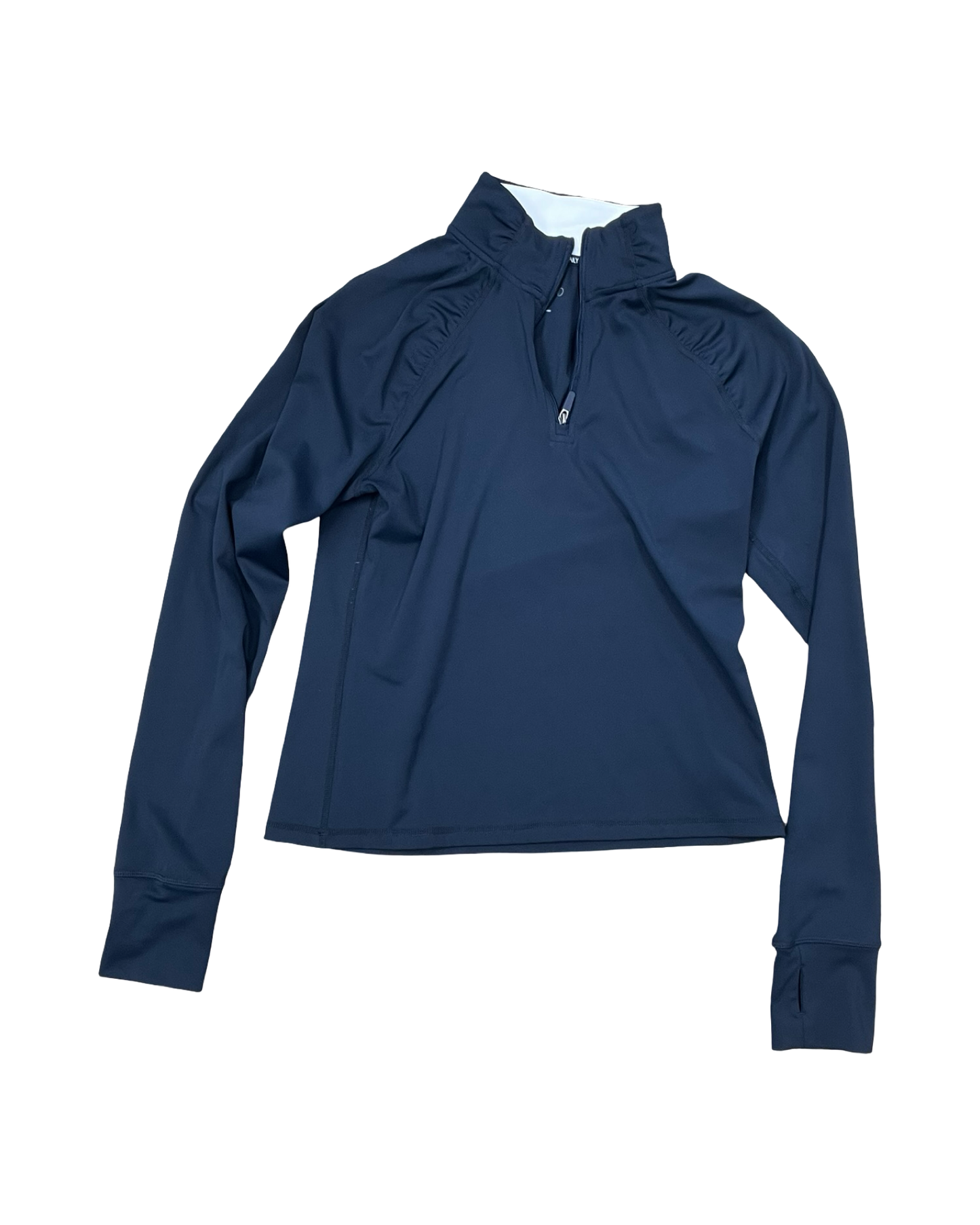 Athletic Top Ls Collar By Daily Thread In Navy, Size:L