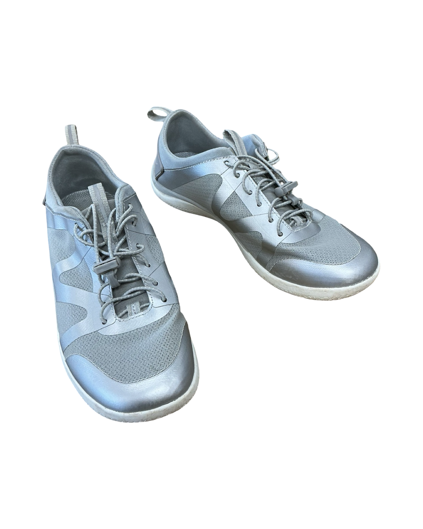 Shoes Sneakers By Lands End In Silver, Size:7.5