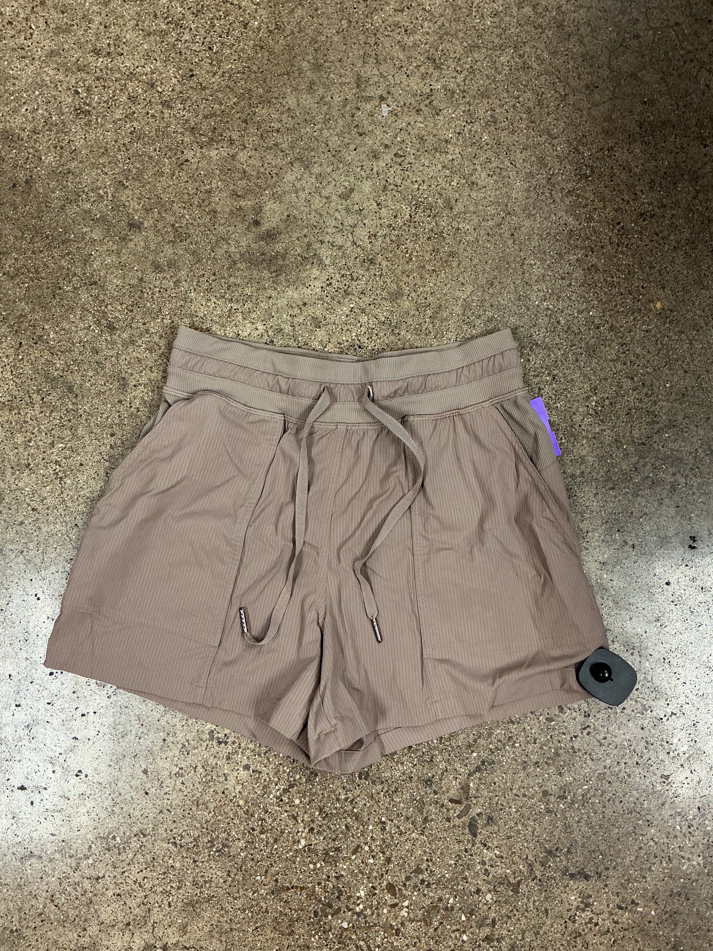 Athletic Shorts By Lululemon In Brown, Size:4