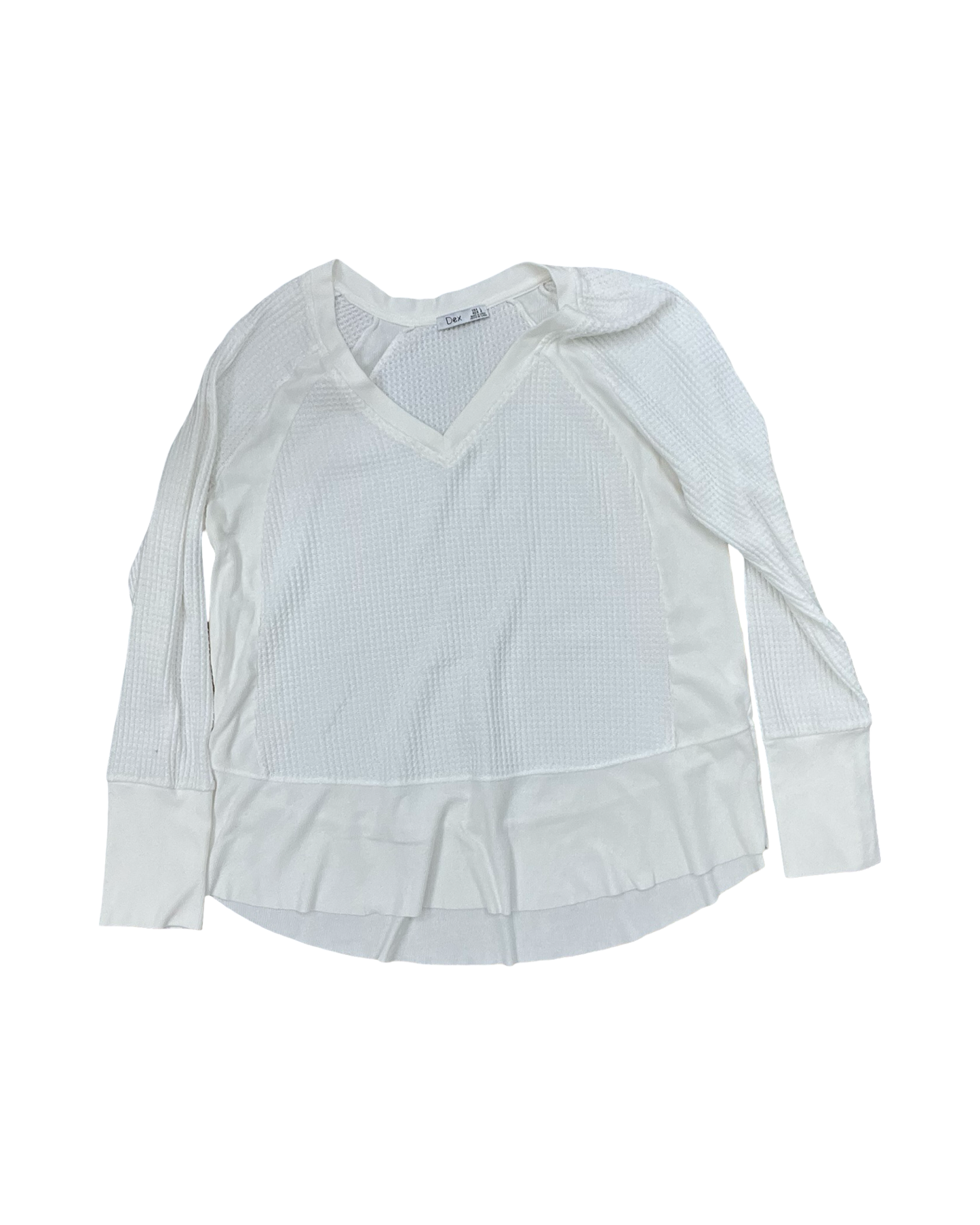 Top Ls By Dex In White, Size:L