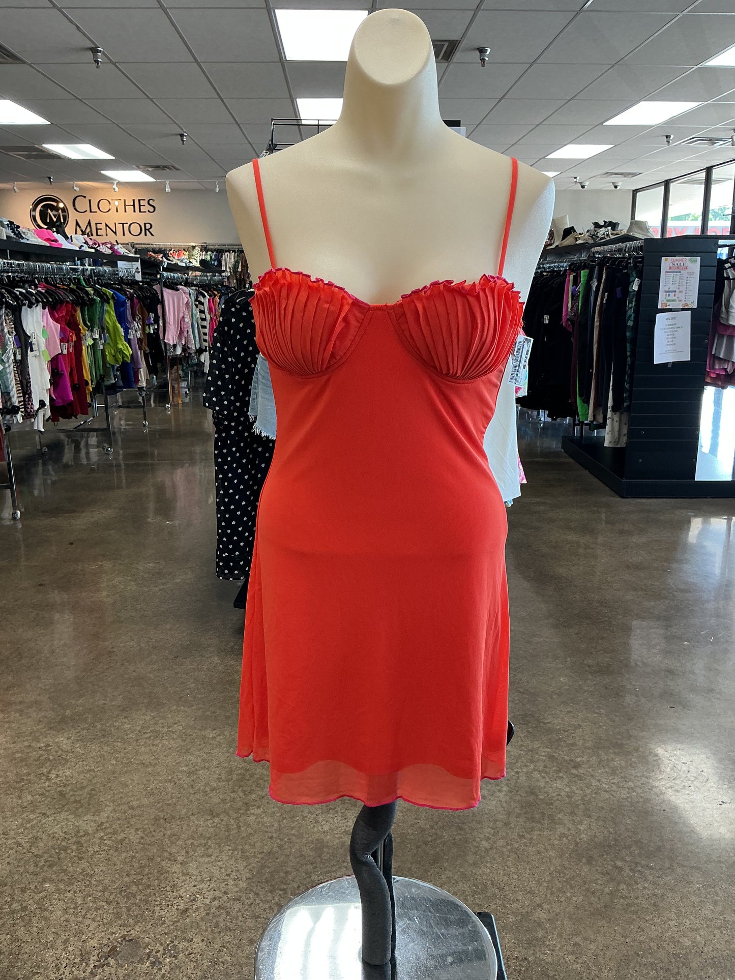 Dress Casual Short By Blue Blush In Orange, Size:S