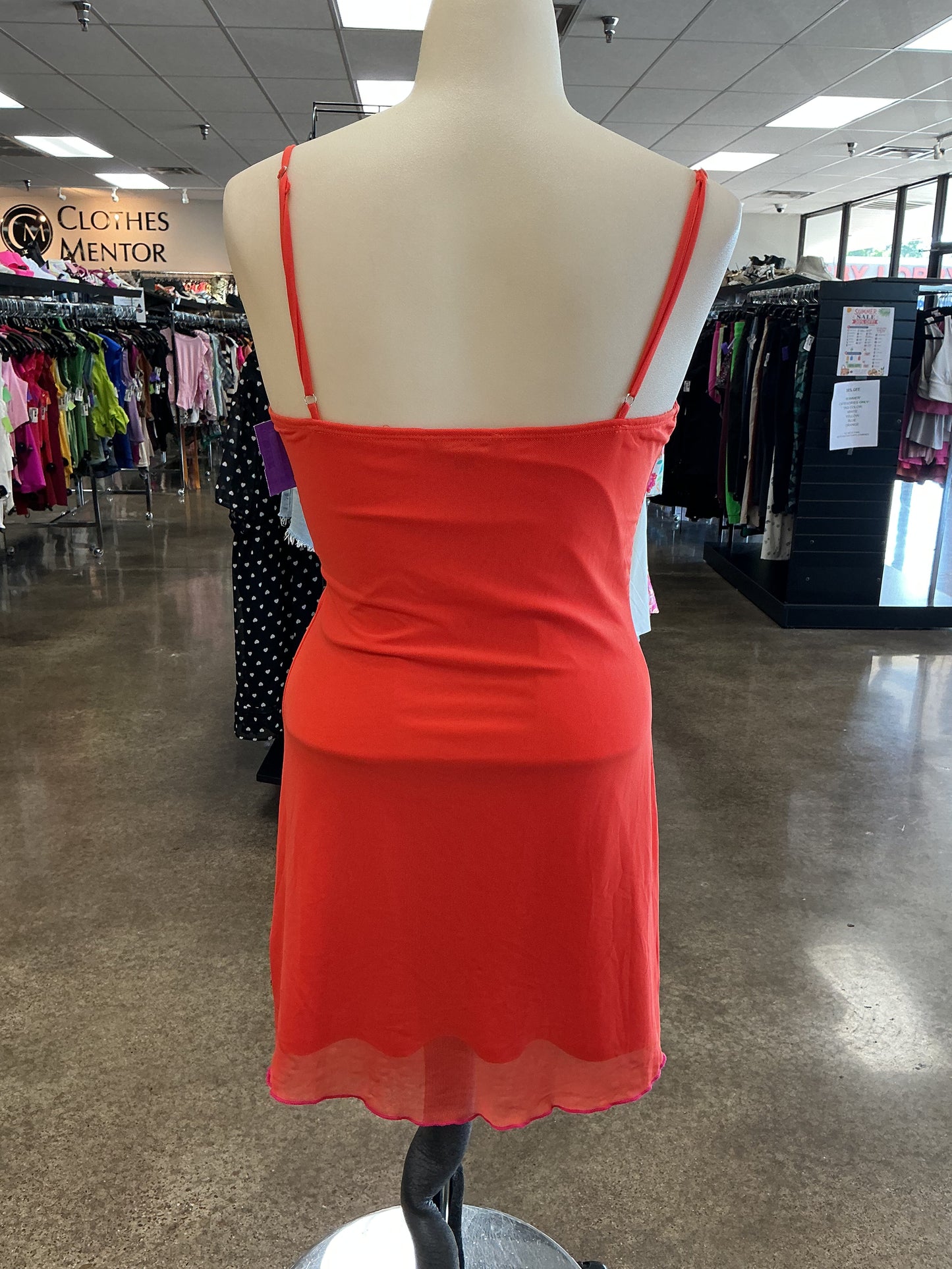 Dress Casual Short By Blue Blush In Orange, Size:S