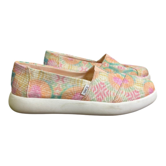 Shoes Athletic By Toms In Pink, Size:9.5