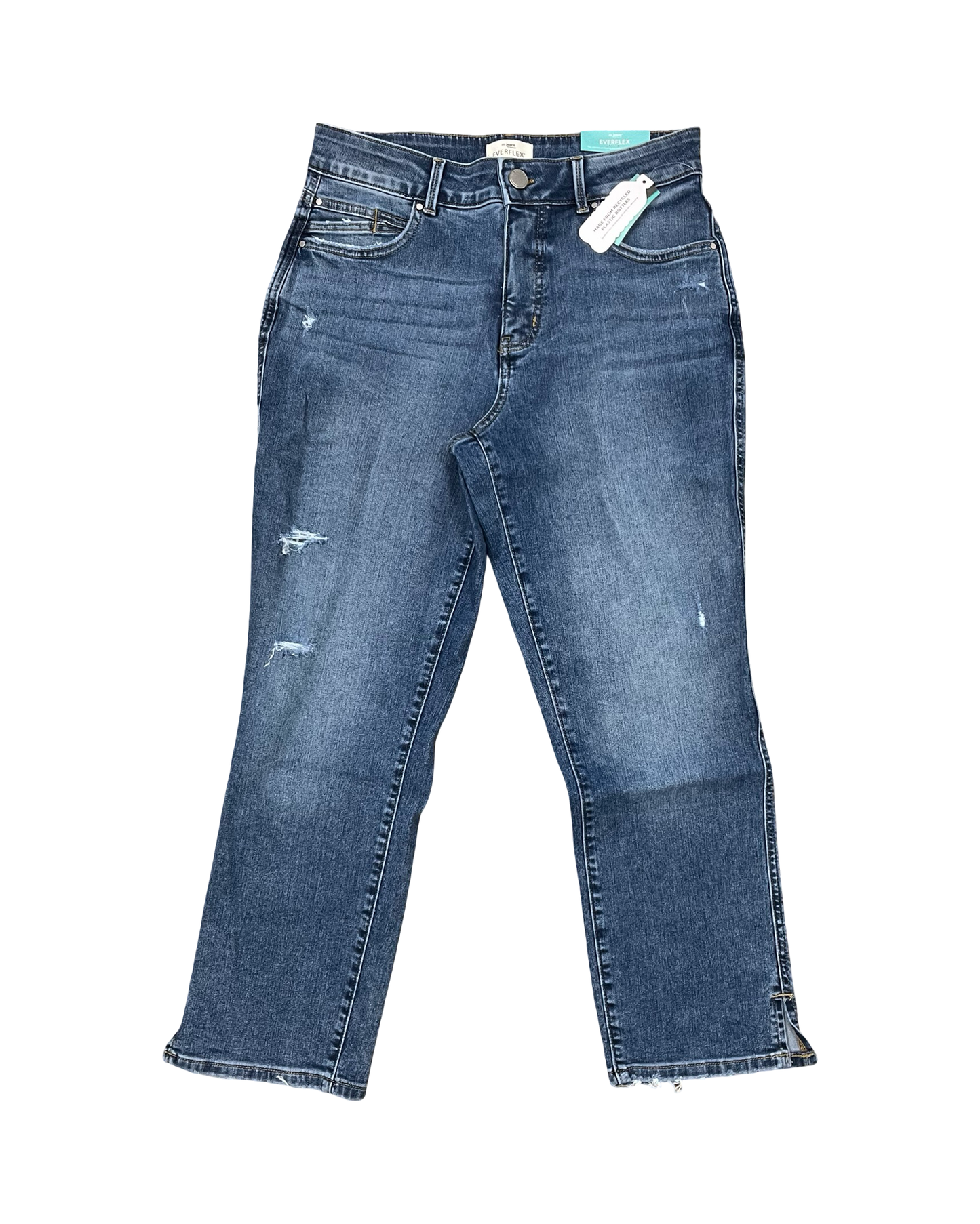 Jeans Straight By M Jeans In Blue Denim, Size:10