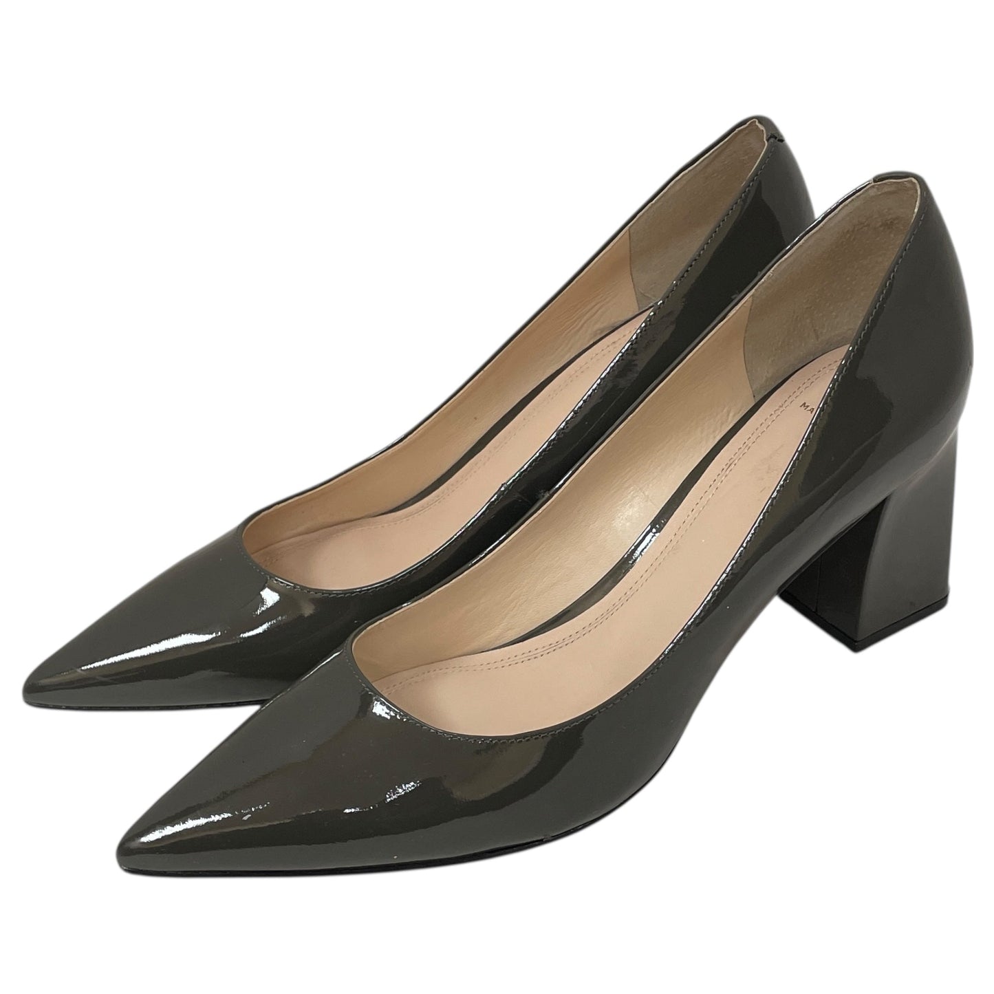 Shoes Heels Block By Marc Fisher In Grey, Size:11